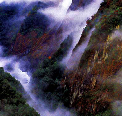 林芝市-米林县-雅鲁藏布大峡谷·藏布巴东瀑布群