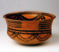 马家窑文化|卦形纹彩陶盆