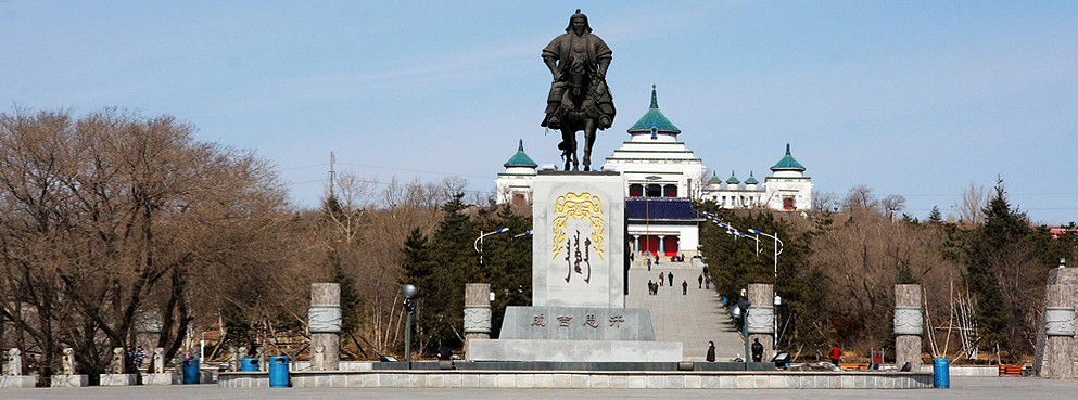 兴安盟-乌兰浩特市-成吉思汗公园·|民|成吉思汗庙