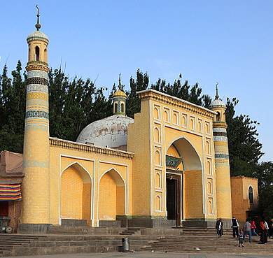 喀什地区-喀什市-艾提尕尔（|明|艾提尕尔清真寺）民俗文化旅