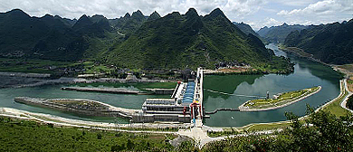来宾市-忻城县-红水河·乐滩水电站风景区