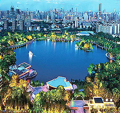 上海市-普陀区-长风公园·银锄湖风景区