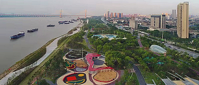 武汉市-青山区-青山江滩公园·长江（滨江）风景区