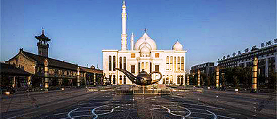 呼和浩特市-回民区-清真大寺广场·阿拉伯宫