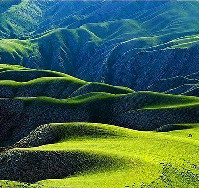 伊犁州-特克斯县-天山·阔克苏大峡谷（人体草原）风景区