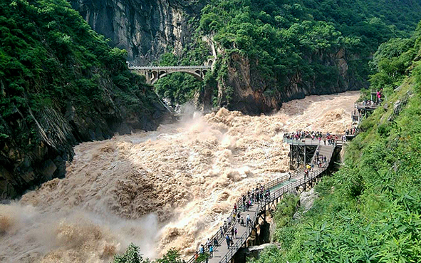 迪庆州-香格里拉-虎跳峡镇-虎跳峡（三江并流·金沙江大峡谷）风景旅游区|4A