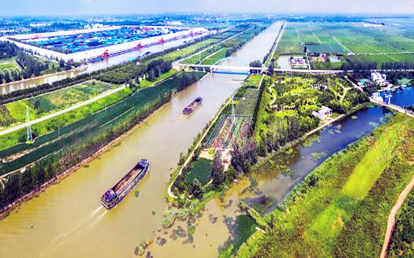 徐州市-邳州市-邳州大运河（京杭大运河·中河）风景区