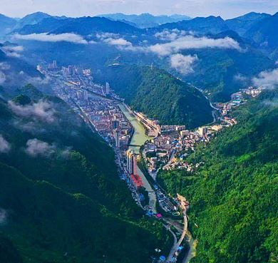 汉中市-镇巴县城-泾阳街道-镇巴县政府·泾阳河（苗族风情谷）风景旅游区