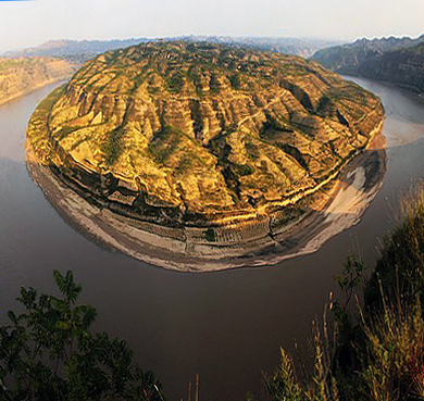 榆林市-清涧县-黄河晋陕大峡谷·黄河太极湾风景旅游区