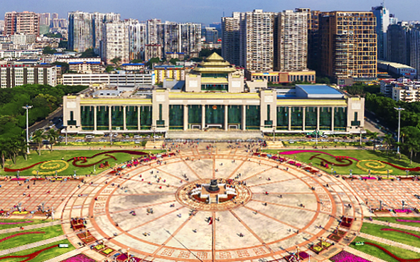 南宁市-青秀区-民族广场·广西壮族自治区人民会堂